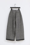 SWAYING/KNIT Crease Cocoon Wide Leg Pants SW22AW3B28 Grey PS51